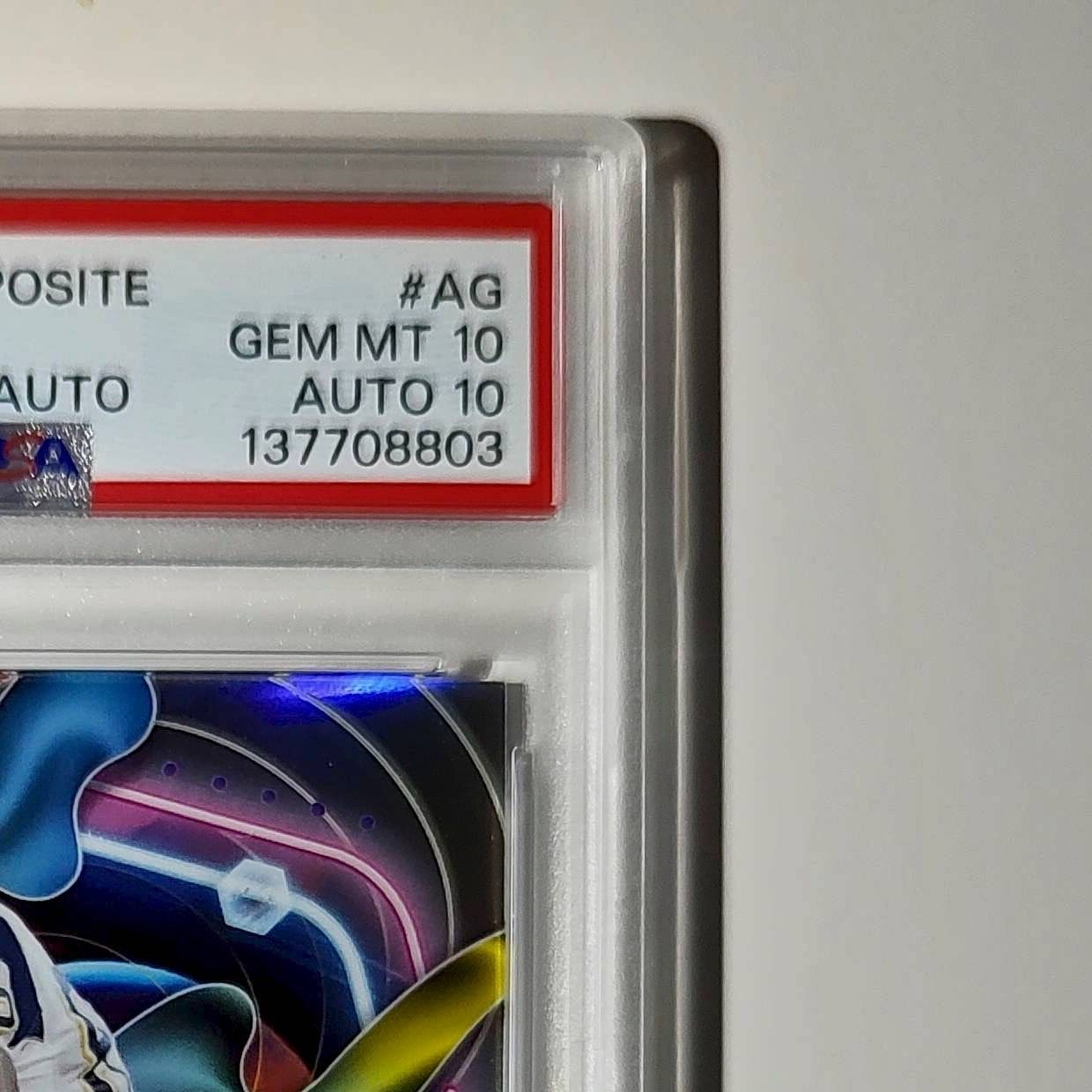 Antonio Gates 2023 Topps Chrome Cosmic #CCA-AG Refractor PSA 10 Auto 10