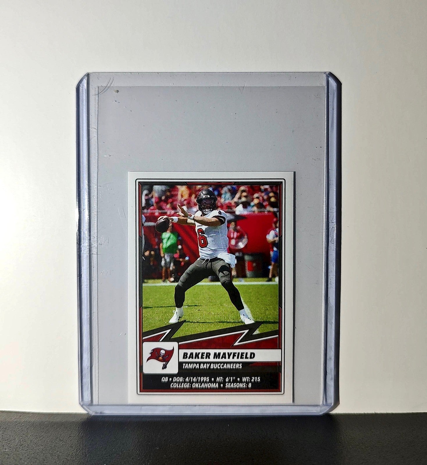 Baker Mayfield 2025 Panini NFL #472 Sticker Tampa Bay Buccaneers