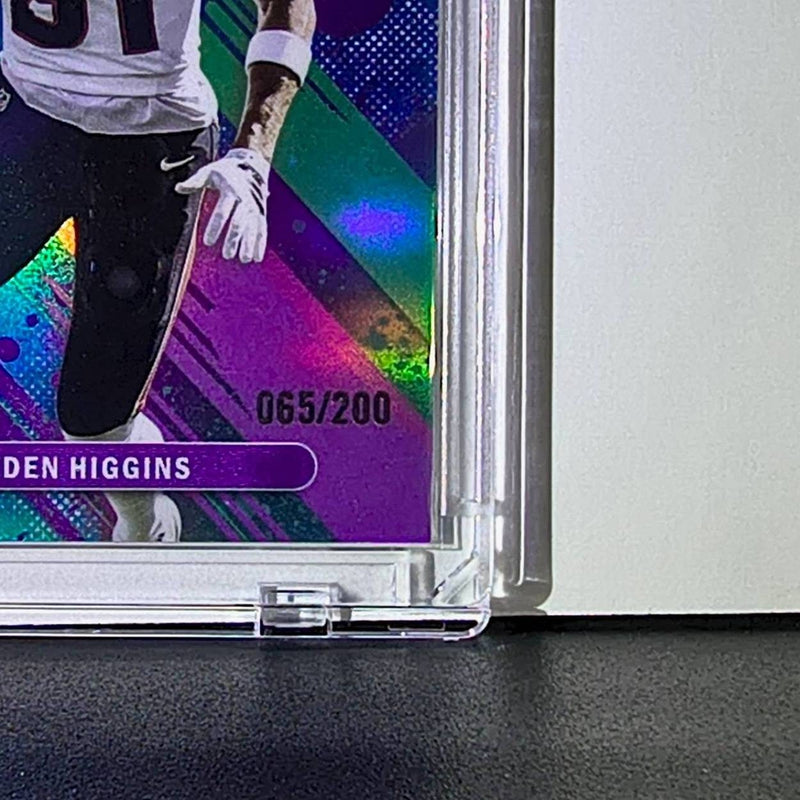 Jayden Higgins Rookie 2025 Topps Finest NFL #26 Card Houston Texans 065/200