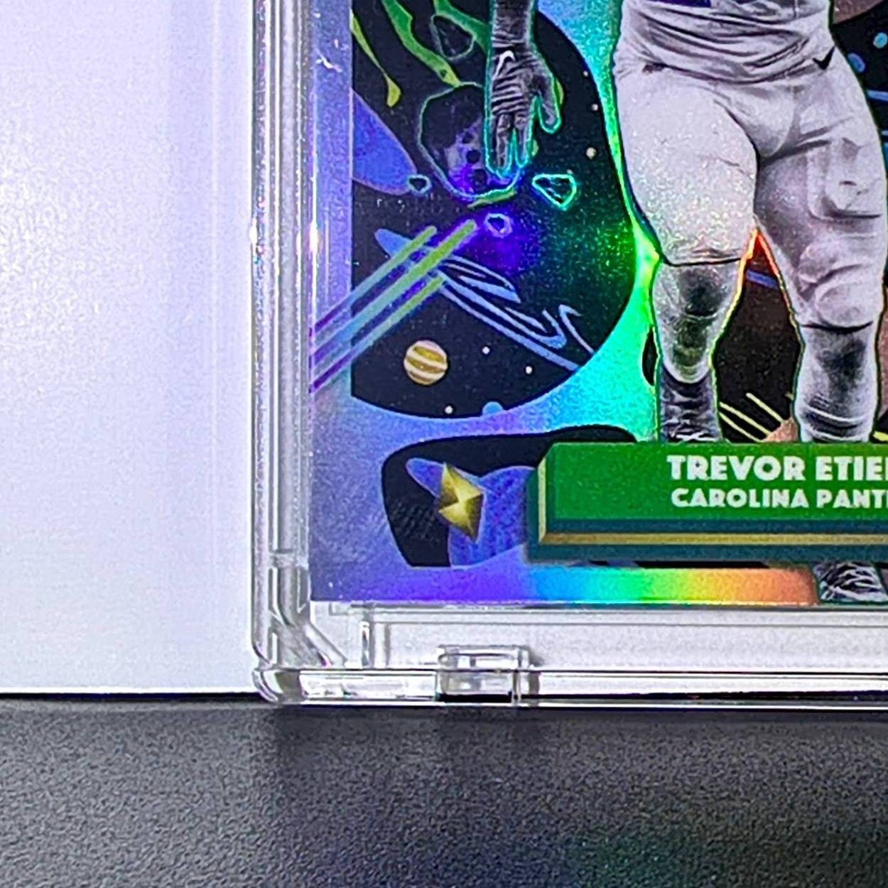 Trevor Etienne 2025 Topps Chrome Cosmic Refractor NFL #115 Carolina Panthers