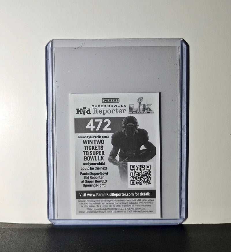 Baker Mayfield 2025 Panini NFL #472 Sticker Tampa Bay Buccaneers