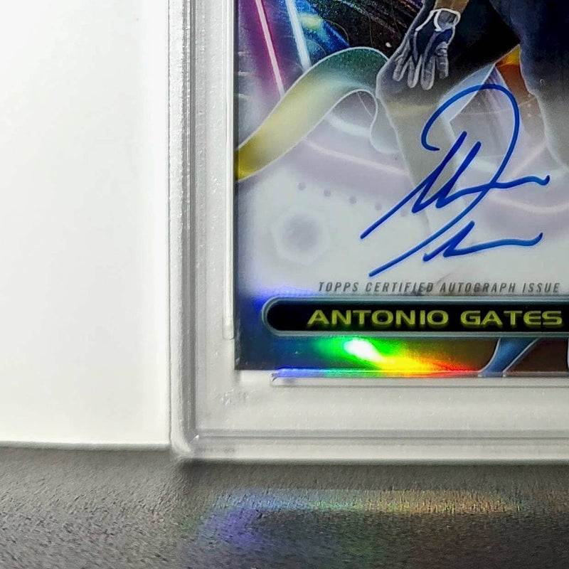 Antonio Gates 2023 Topps Chrome Cosmic #CCA-AG Refractor PSA 10 Auto 10