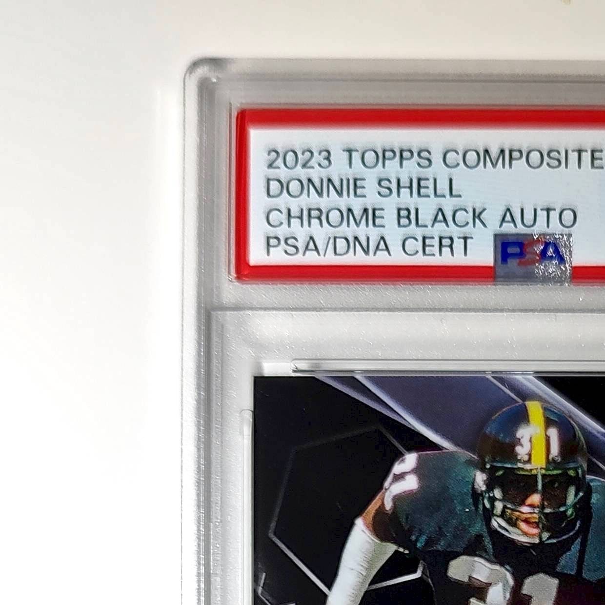 Donnie Shell 2023 Topps Chrome Black #TCBA-DSH PSA 9 Auto 10
