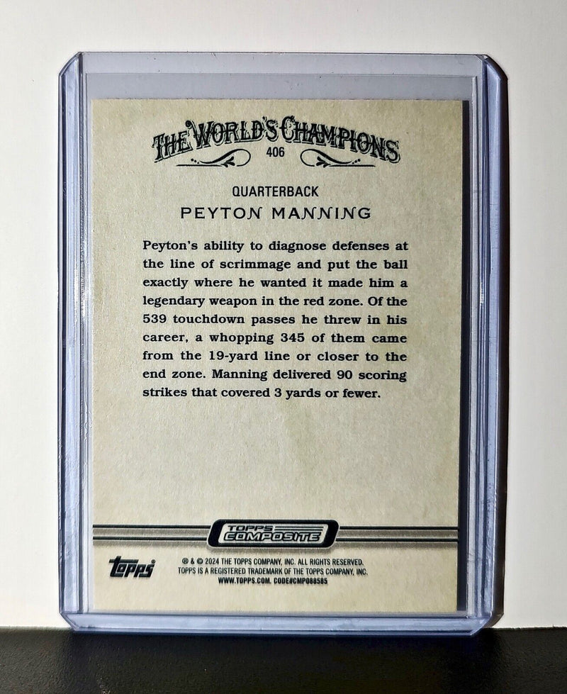 Peyton Manning 2023 Topps Allen & Ginter NFL #406 Card Indianapolis Colts