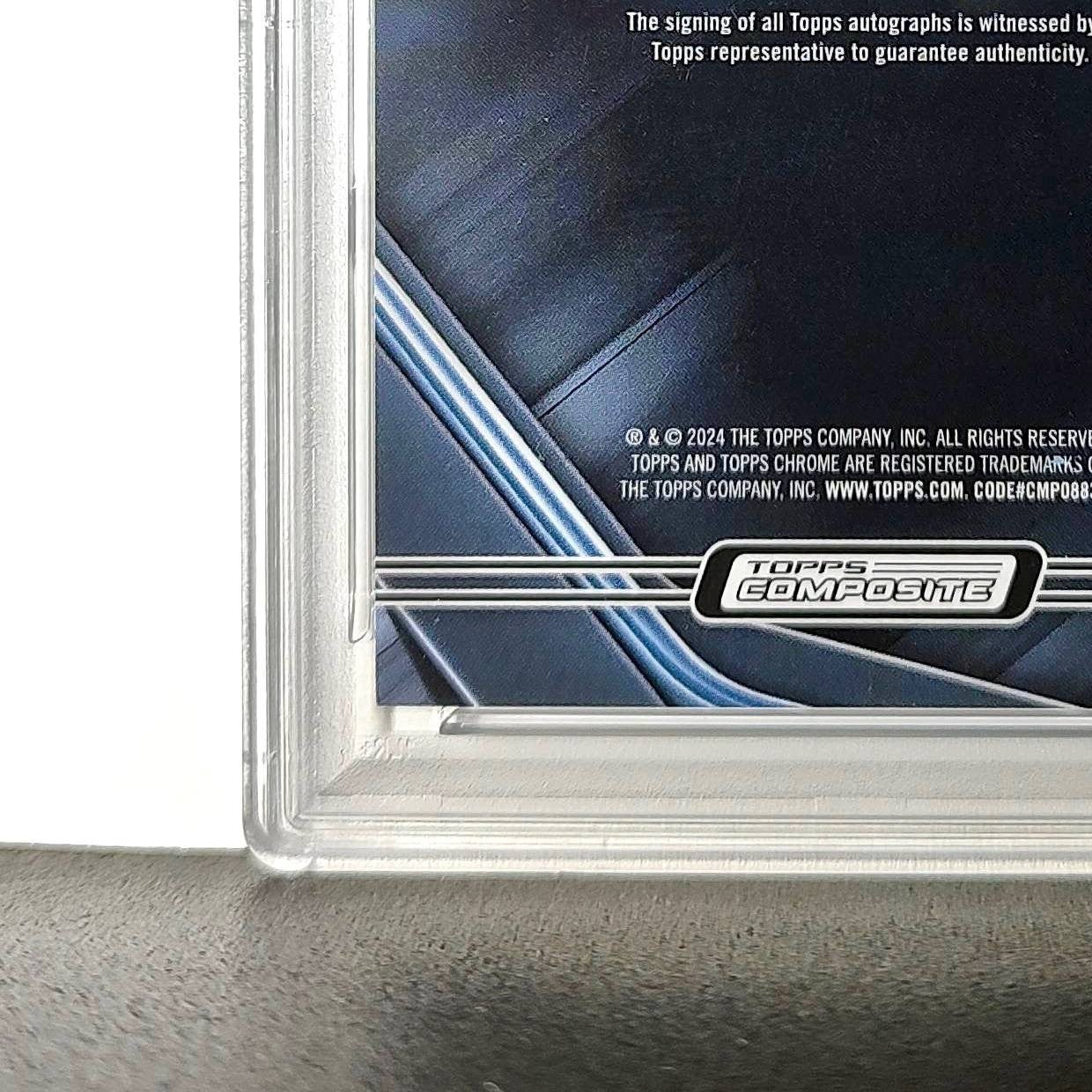 Tedy Bruschi 2023 Topps Chrome Black #TCBA-TEB PSA 9 Auto 10
