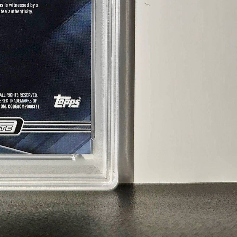 Tedy Bruschi 2023 Topps Chrome Black #TCBA-TEB PSA 9 Auto 10