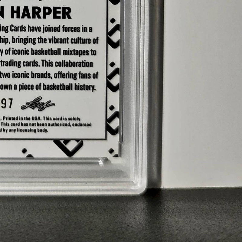 Dylan Harper 2025 Leaf Metal #BILA-DH1 Refractor PSA 8 Auto 10