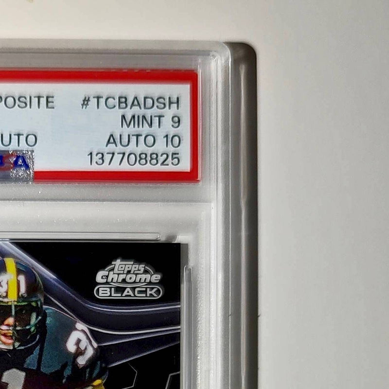 Donnie Shell 2023 Topps Chrome Black #TCBA-DSH PSA 9 Auto 10