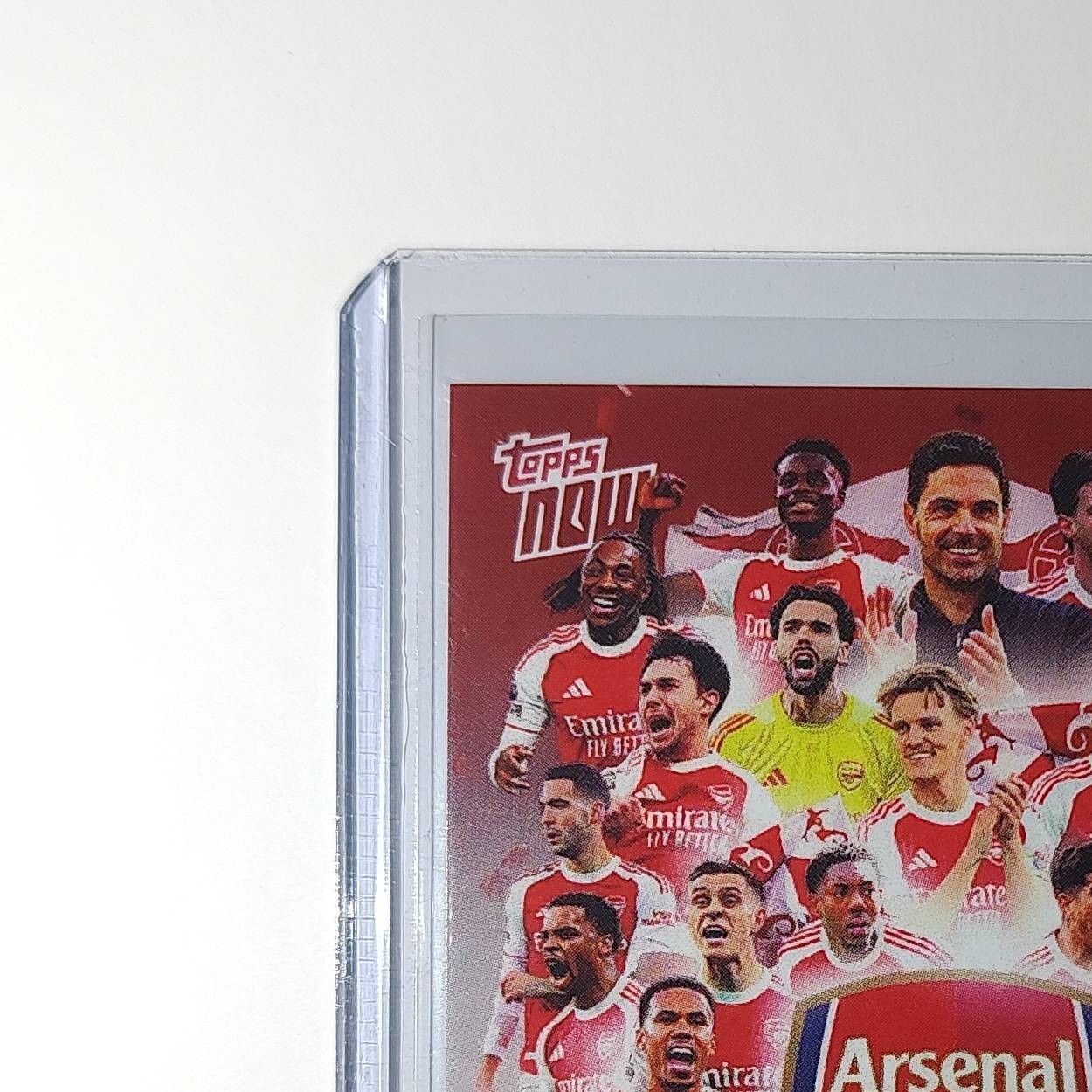 Arsenal FC 2025-26 Topps Now Premier League Winners Team Soccer #199 Card