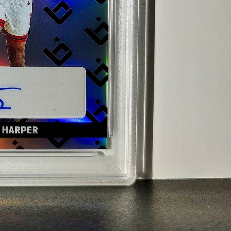 Dylan Harper 2025 Leaf Metal #BILA-DH1 Refractor PSA 8 Auto 10