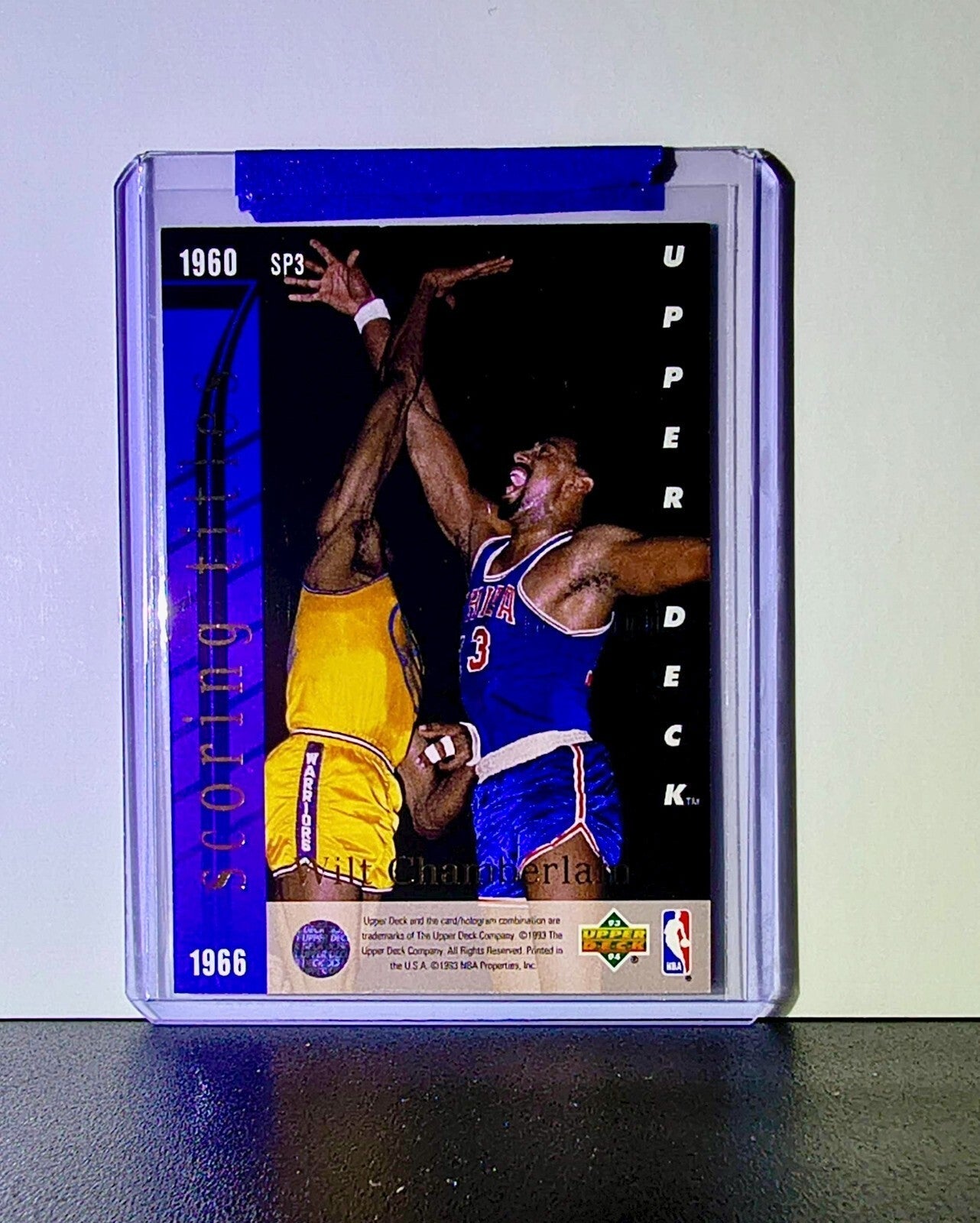 Michael Jordan Wilt Chamberlain 1993-94 Upper Deck Seven Straight SP3 Card Bulls