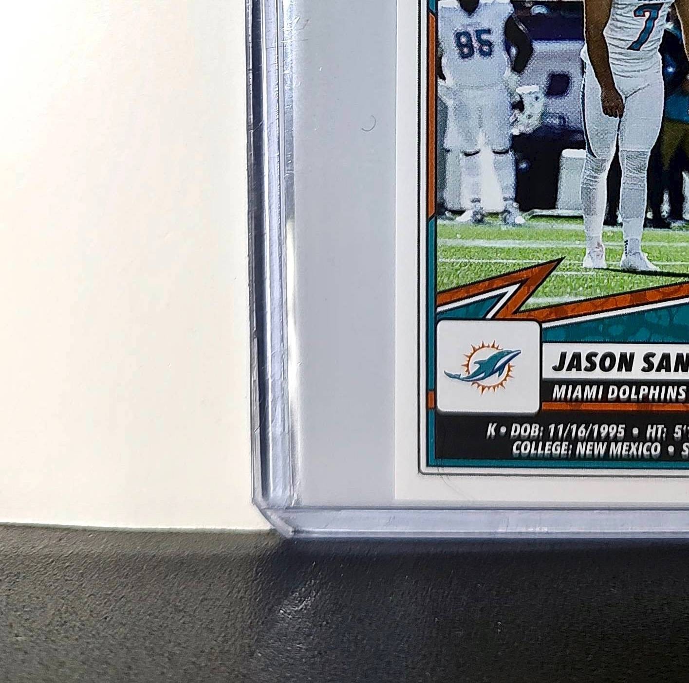 Jason Sanders 2025 Panini NFL #68 Sticker Miami Dolphins