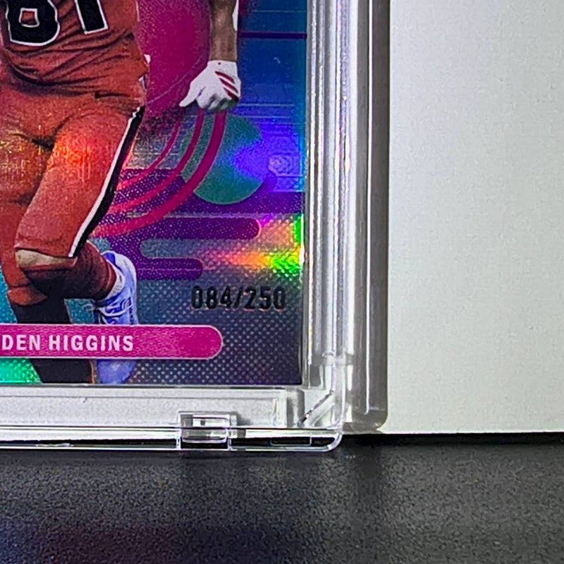 Jayden Higgins Rookie 2025 Topps Finest NFL #118 Uncommon Houston Texans 084/250
