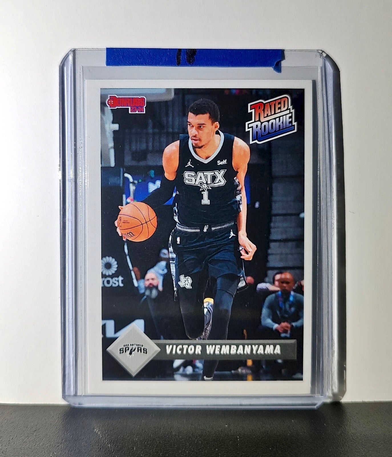 Victor Wembanyama Rookie 2023-24 Panini Donruss Rated Rookie #1 Basketball Card