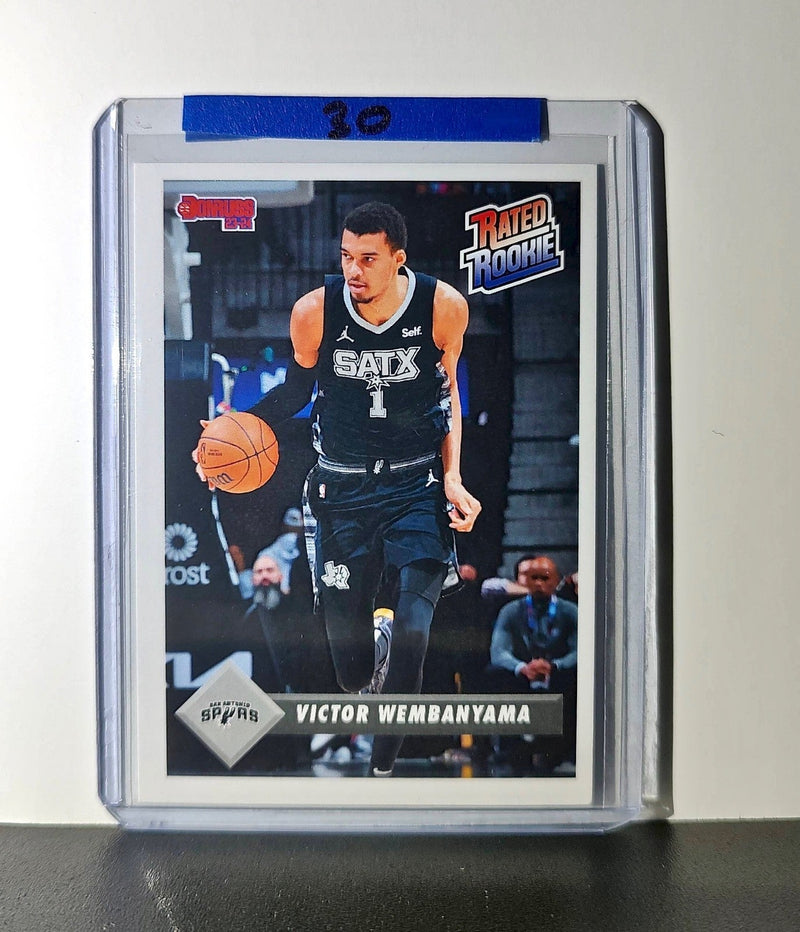 Victor Wembanyama Rookie 2023-24 Panini Donruss Rated Rookie #1 Basketball Card