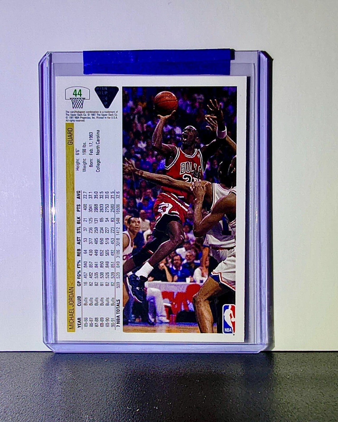 Michael Jordan 1991-92 Upper Deck #44 Basketball Card Chicago Bulls