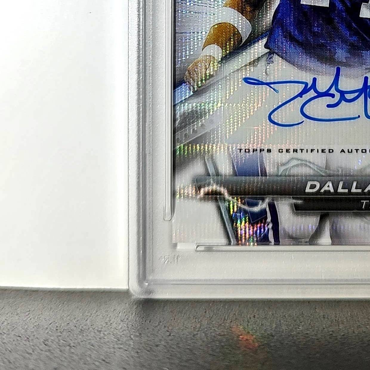 Dallas Clark 2023 Topps Resurgence #RA-DCL White Surge 38/125 PSA 9 Auto 10