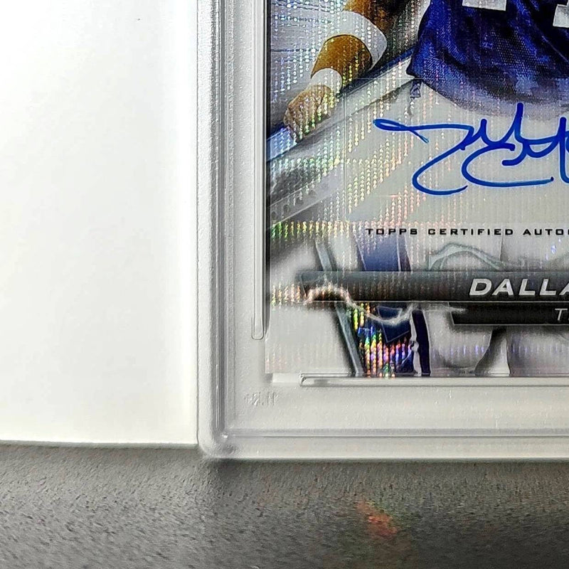 Dallas Clark 2023 Topps Resurgence #RA-DCL White Surge 38/125 PSA 9 Auto 10