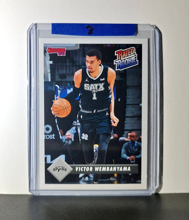 Victor Wembanyama Rookie 2023-24 Panini Donruss Rated Rookie #1 Basketball Card