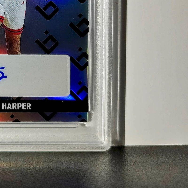 Dylan Harper 2025 Leaf Metal #BILA-DH1 Refractor PSA 8 Auto 10