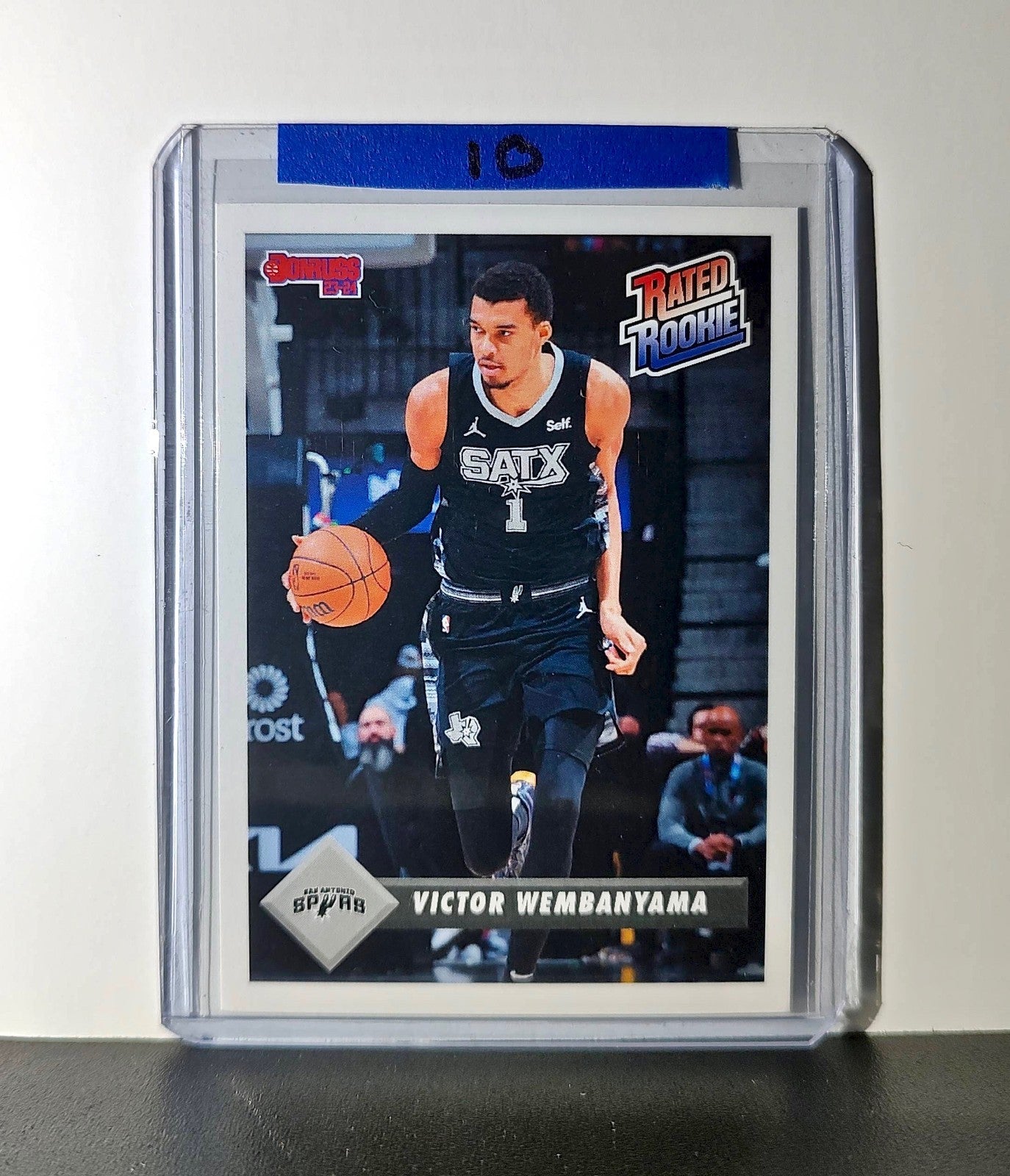 Victor Wembanyama Rookie 2023-24 Panini Donruss Rated Rookie #1 Basketball Card