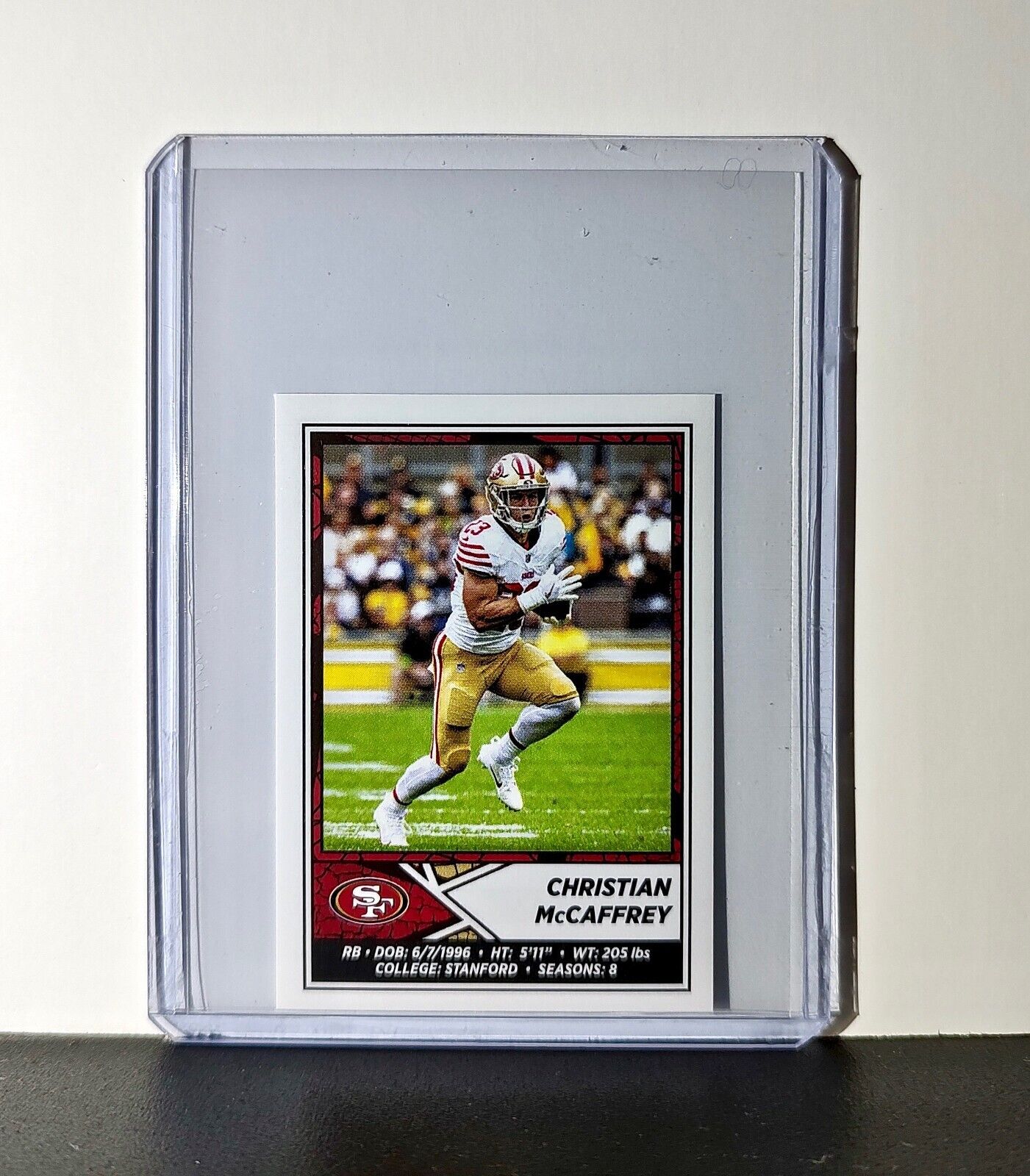 Christian McCaffrey 2024 Panini NFL Sticker #524 San Francisco 49ers