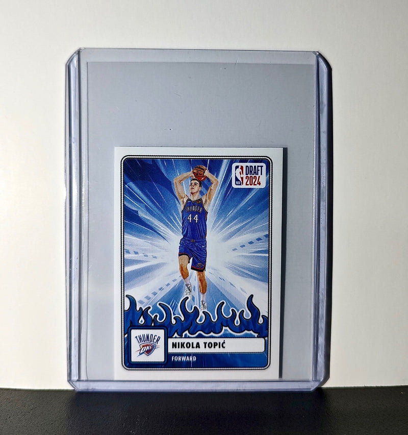 Nikola Topić Rookie Draft 2024-25 Panini NBA #90 Sticker Oklahoma City Thunder