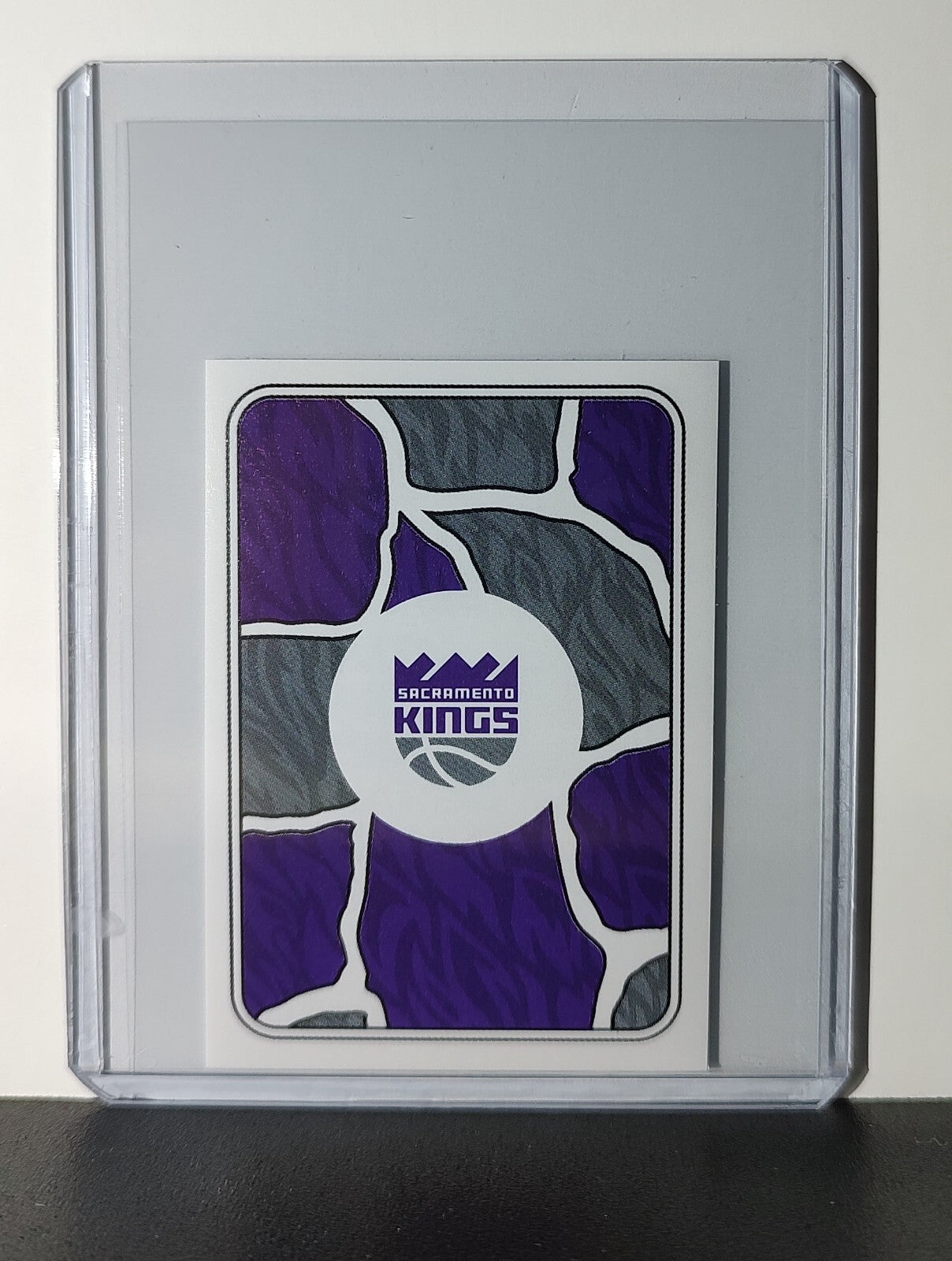Logo 2024-25 Panini NBA #457 Sticker Card Sacramento Kings