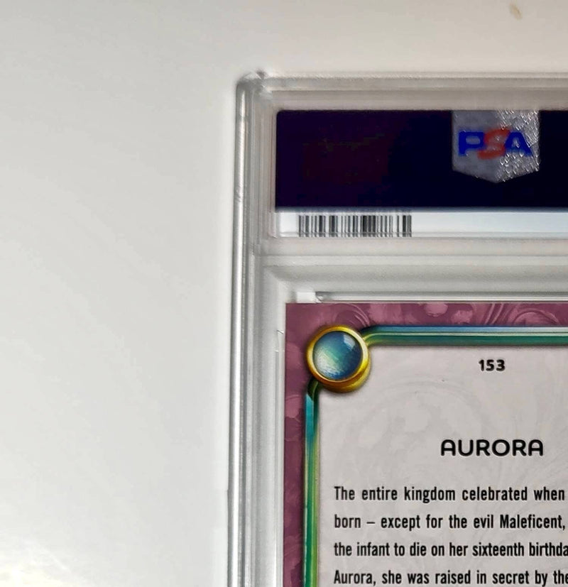 Aurora 2025 Topps Disney Cartoon Princess #153 Card Sleeping Beauty PSA 9