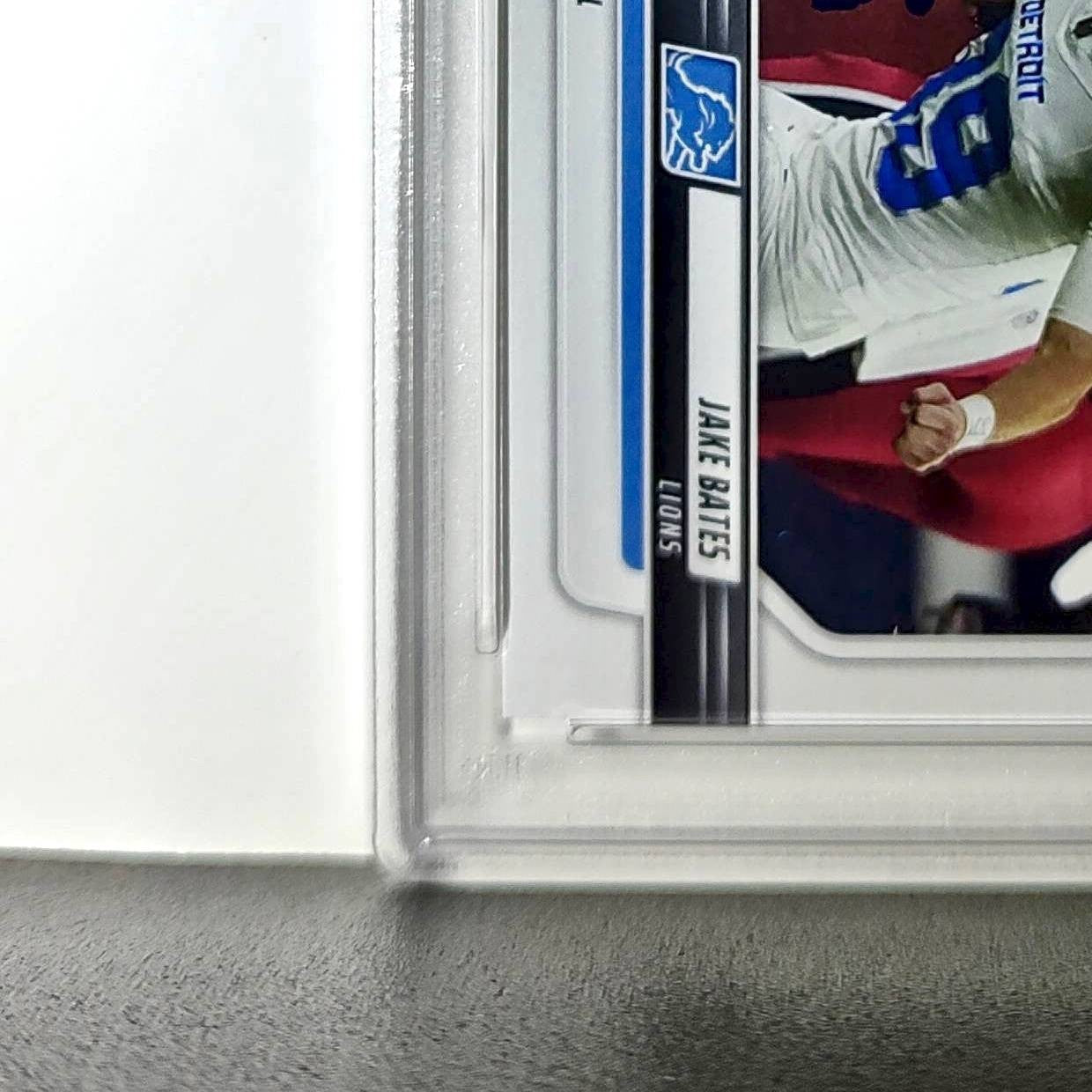 Jake Bates Rookie 2024 Panini NFL #147 Detroit Lions PSA 10 Auto 9