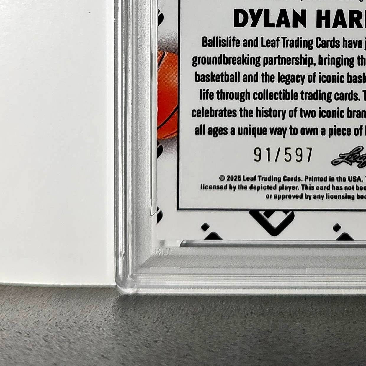 Dylan Harper 2025 Leaf Metal #BILA-DH1 Refractor PSA 9 Auto 10