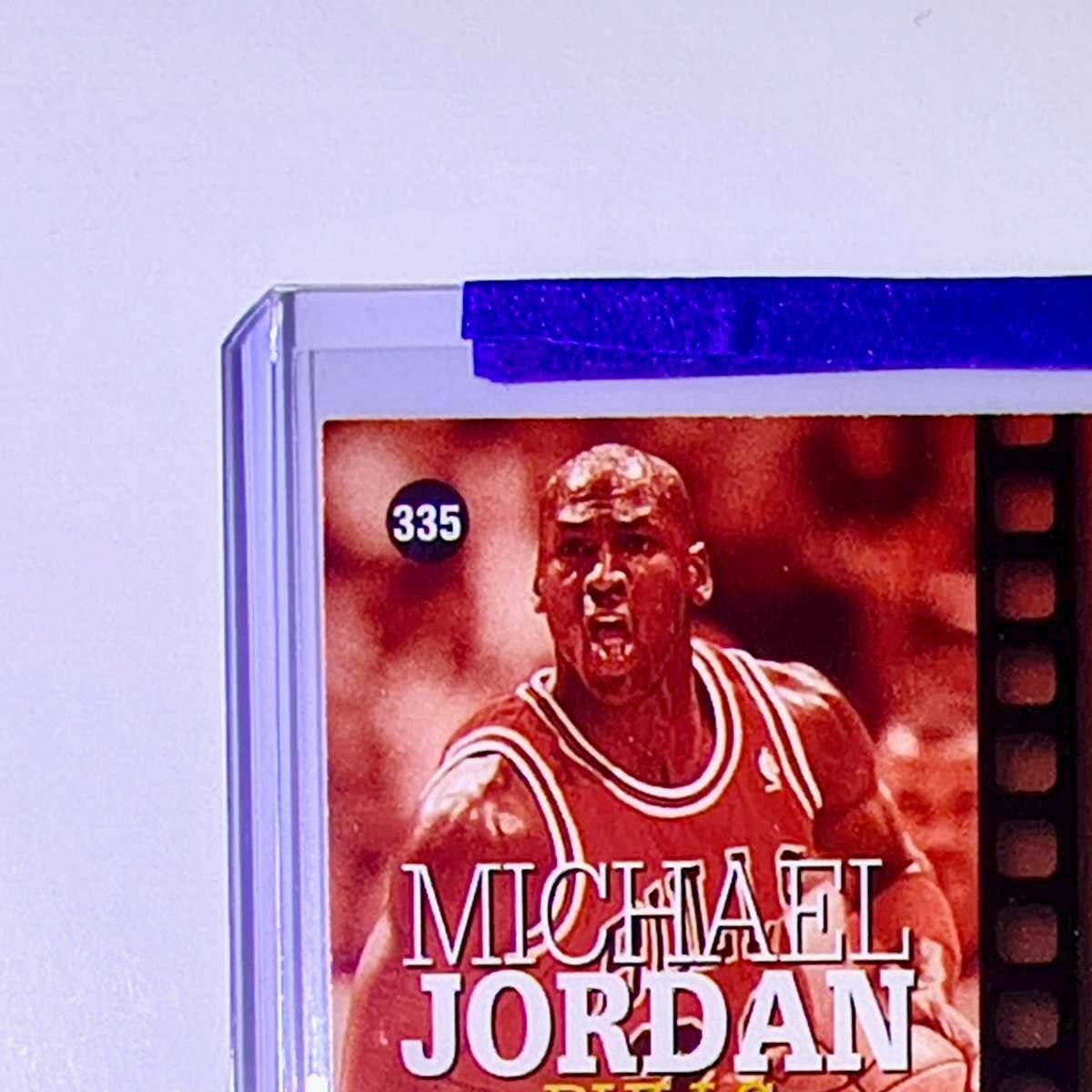 Michael Jordan 1996-97 NBA Hoops Career Best Game #335 Card Chicago Bulls