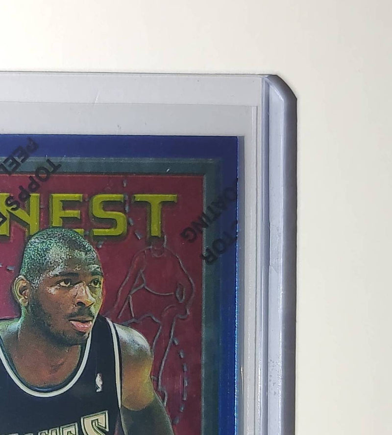 Michael Smith 1995-96 Topps Finest NBA #191 Card Sacramento Kings