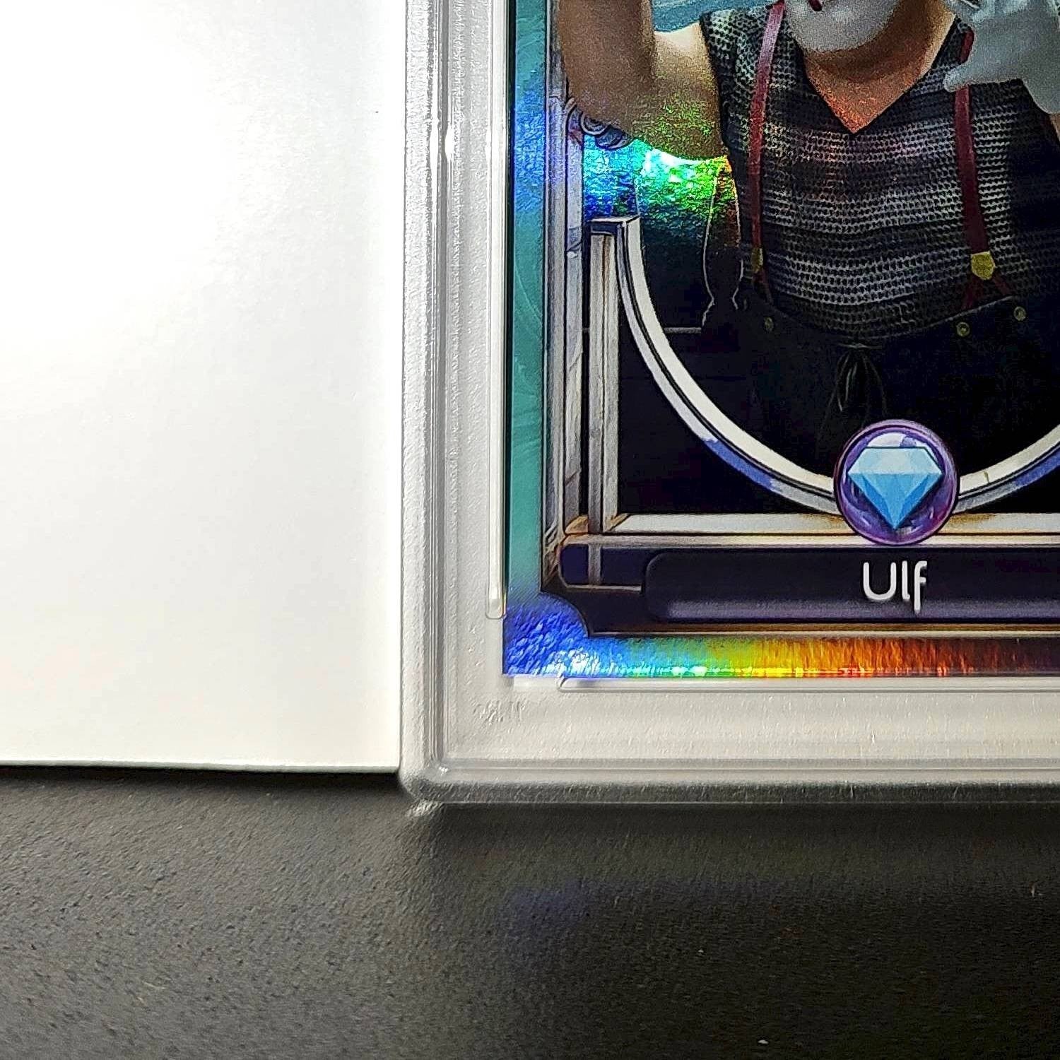 Ulf 2025 Topps Disney Wonder #145 Diamond Card Tangled PSA 9