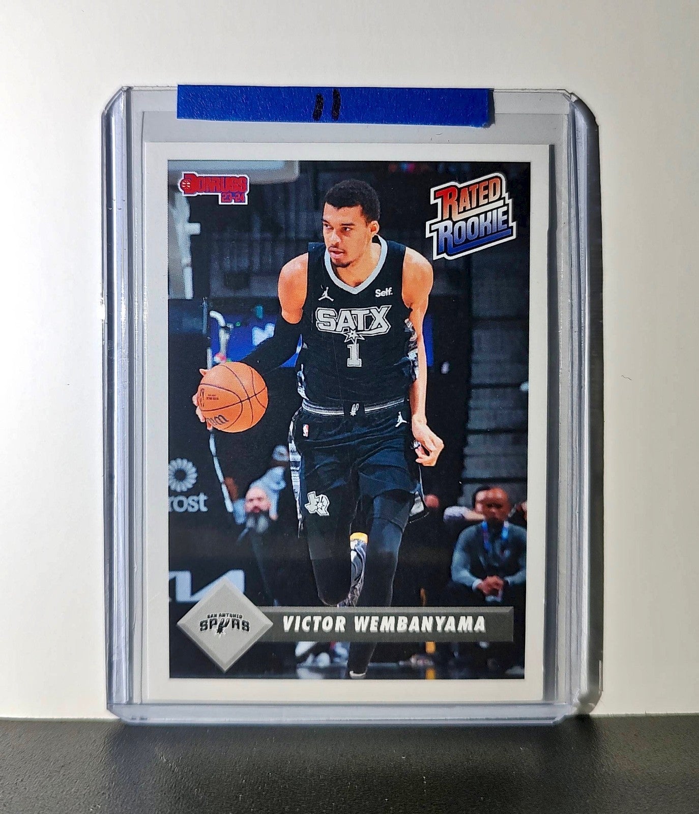 Victor Wembanyama Rookie 2023-24 Panini Donruss Rated Rookie #1 Basketball Card