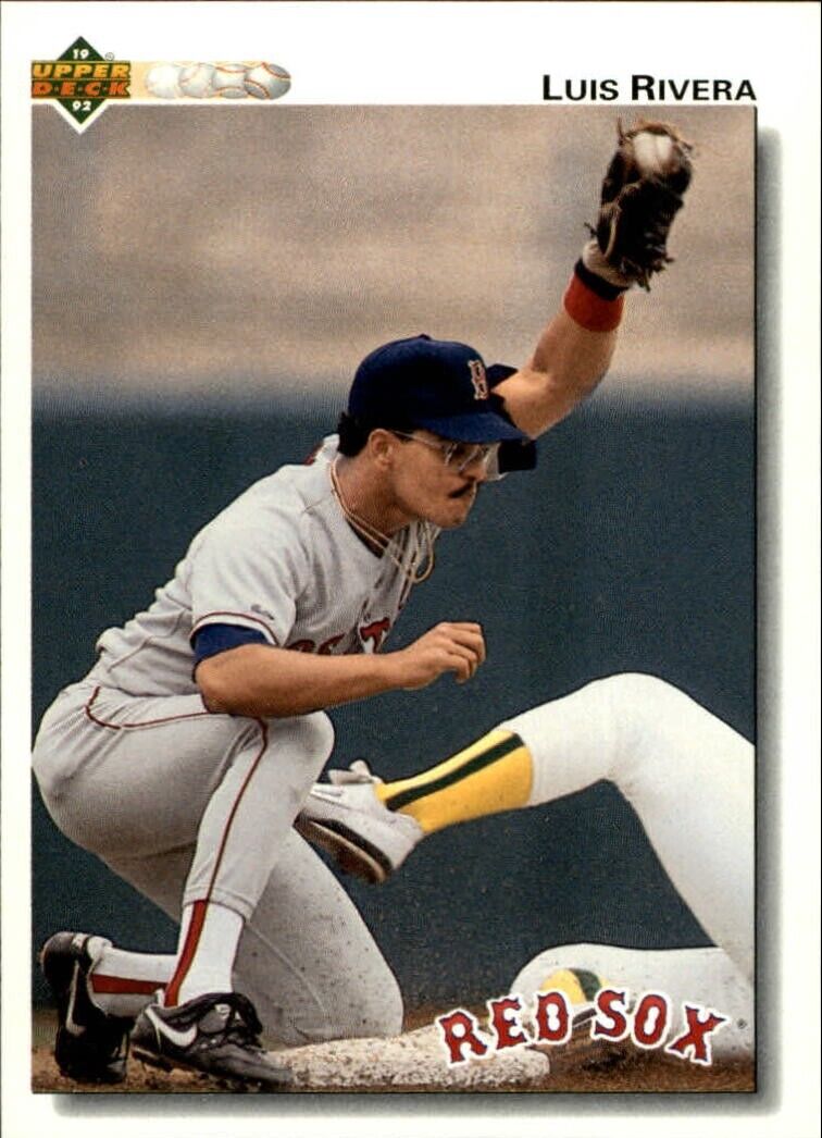 Luis Rivera 1992 Upper Deck MLB #308 Baseball Card Boston Red Sox