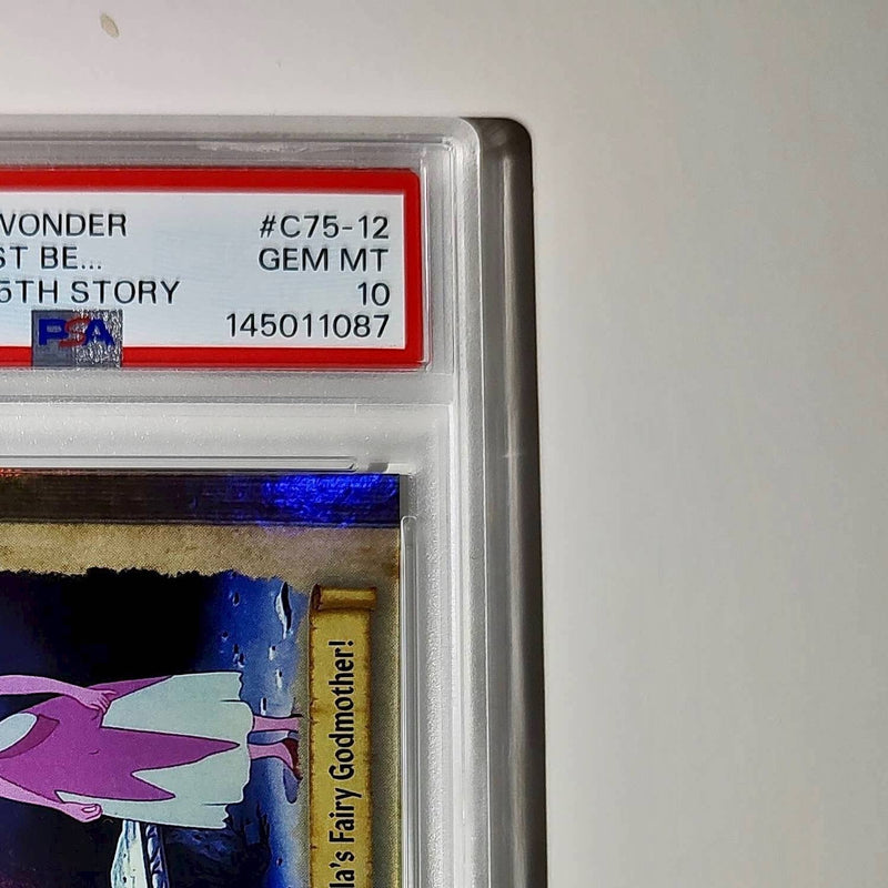 Why she must be… Cinderella's Fairy Godmother! 2025 Topps Disney #C75-12 PSA 10