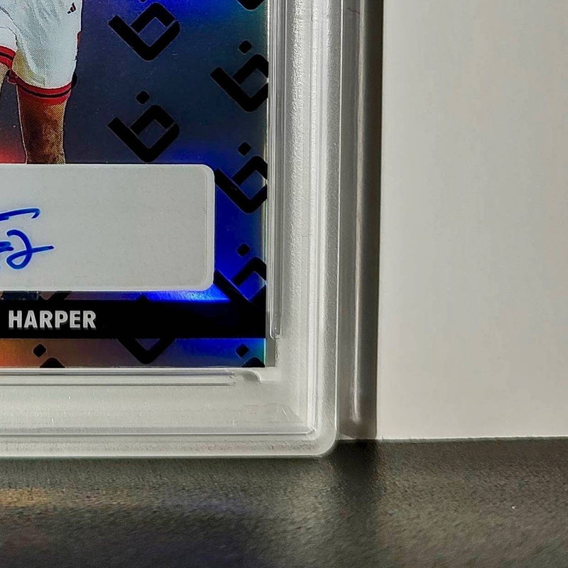 Dylan Harper 2025 Leaf Metal #BILA-DH1 Refractor PSA 9 Auto 10