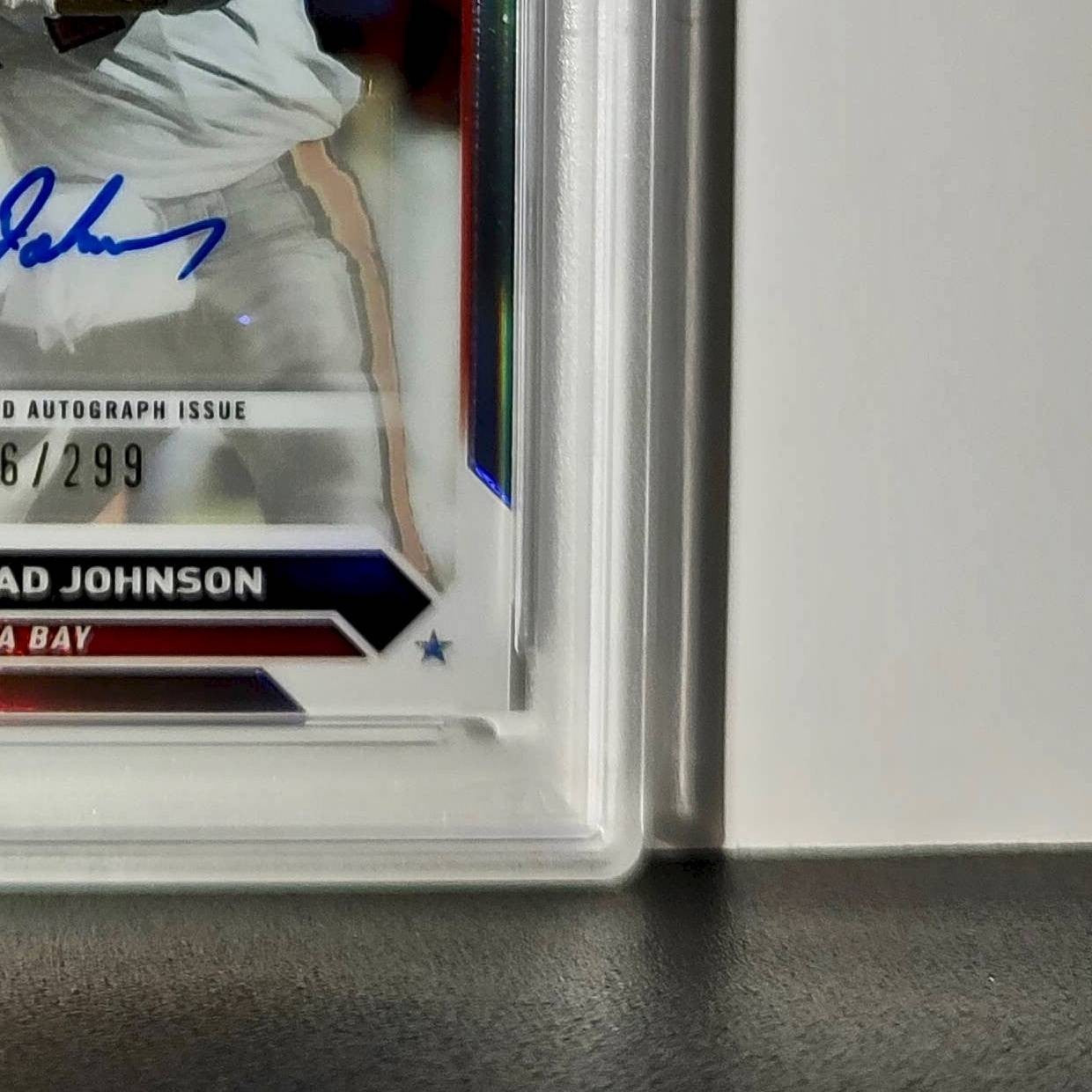 Brad Johnson 2023 Topps Chrome Refractor #TCA-BJO 066/299 PSA 10 Auto 10