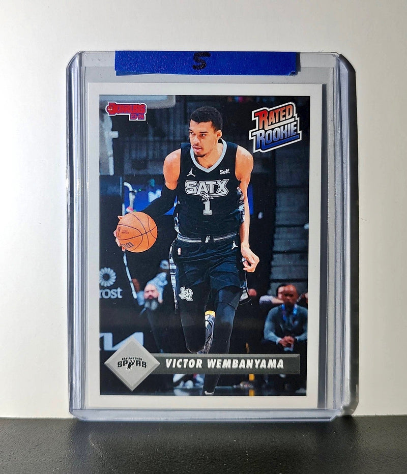 Victor Wembanyama Rookie 2023-24 Panini Donruss Rated Rookie #1 Basketball Card
