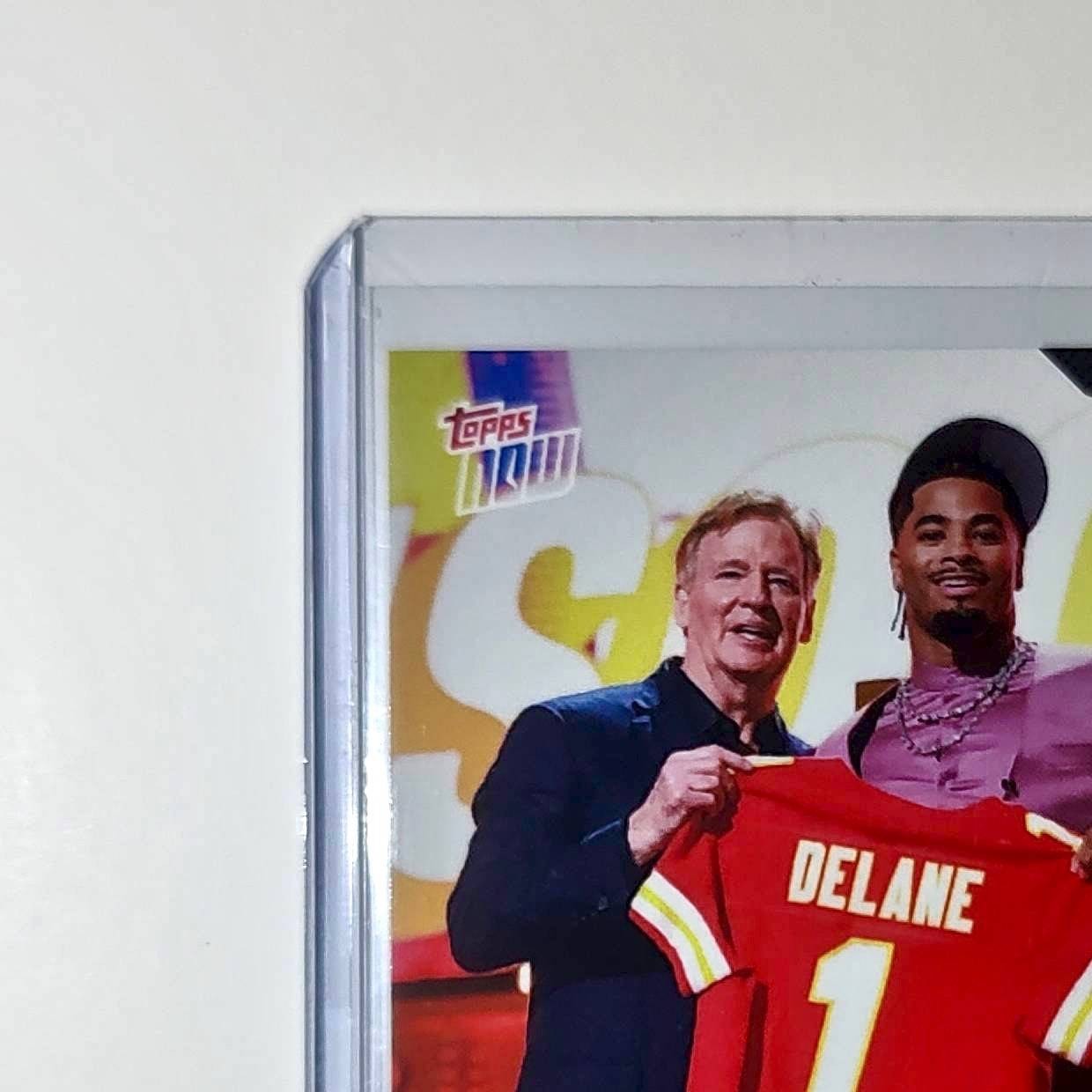 Mansoor Delane Rookie 2026 Topps Now Draft Night #MDEL Card Kansas City Chiefs
