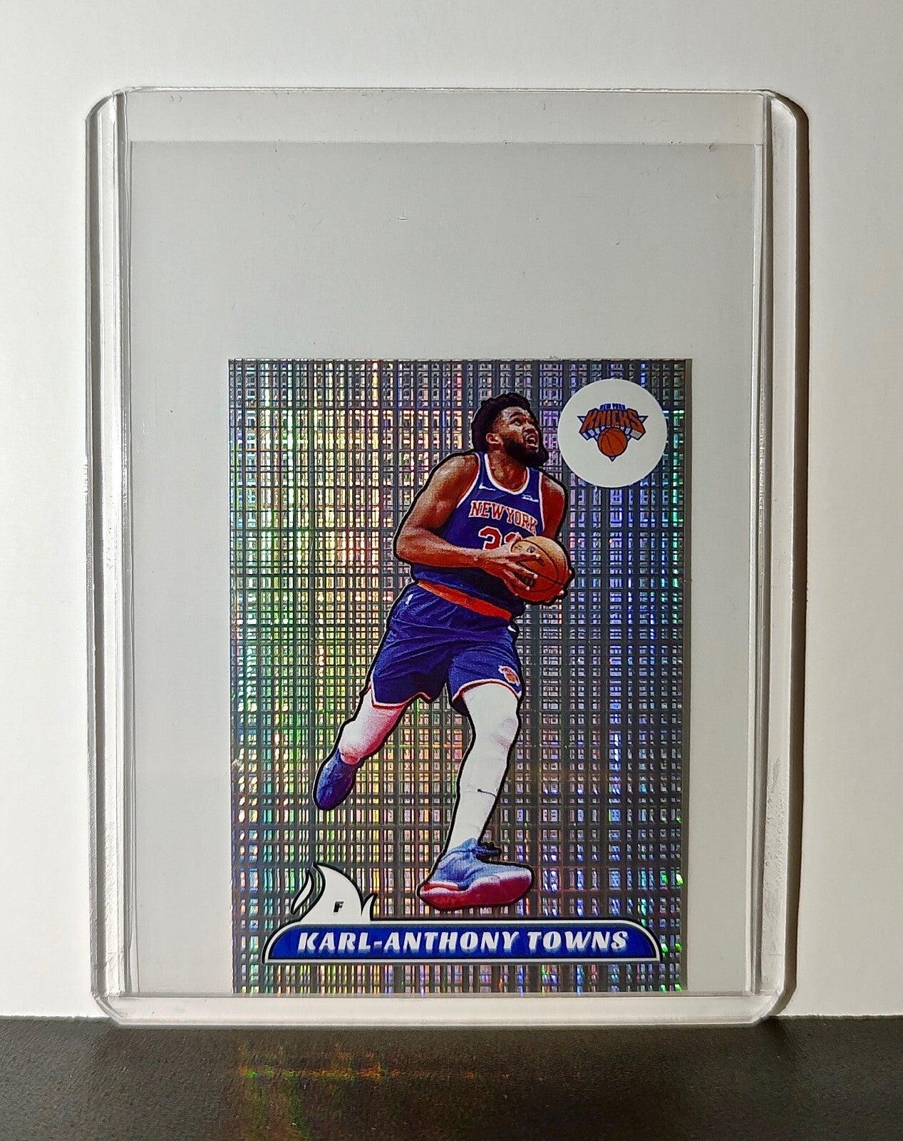 Karl-Anthony Towns 2024-25 Panini NBA #241 Foil Sticker Card New York Knicks