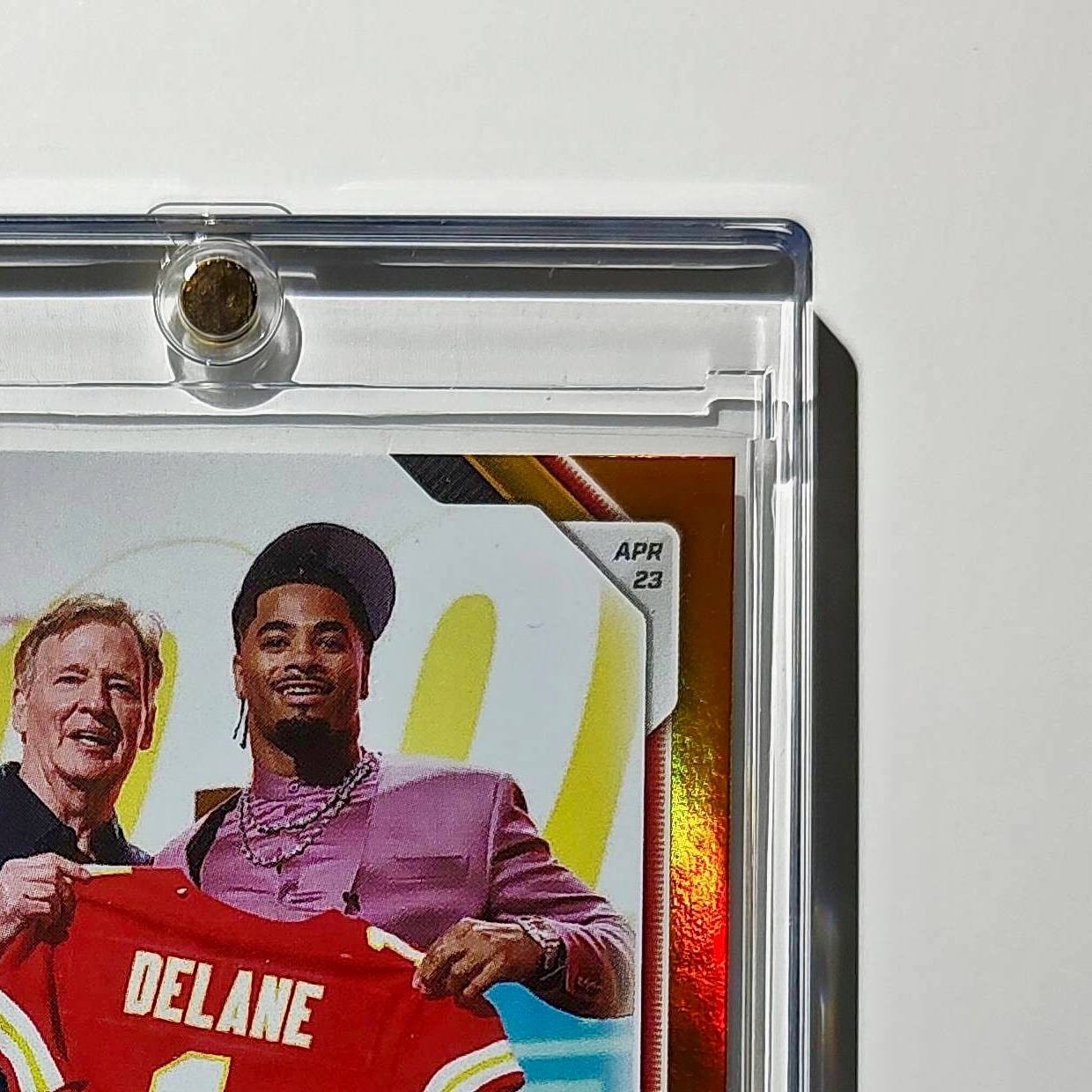 Mansoor Delane Rookie 2026 Topps Now Draft Night #MDEL Orange Foil 13/25 Card