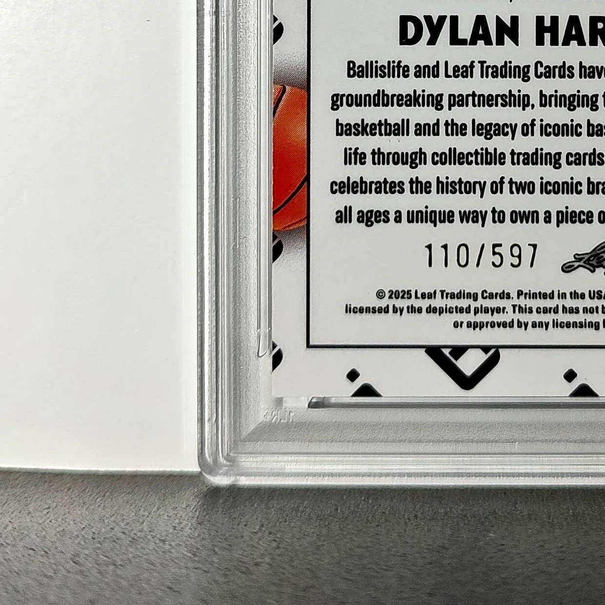 Dylan Harper 2025 Leaf Metal #BILA-DH1 Refractor PSA 9 Auto 10