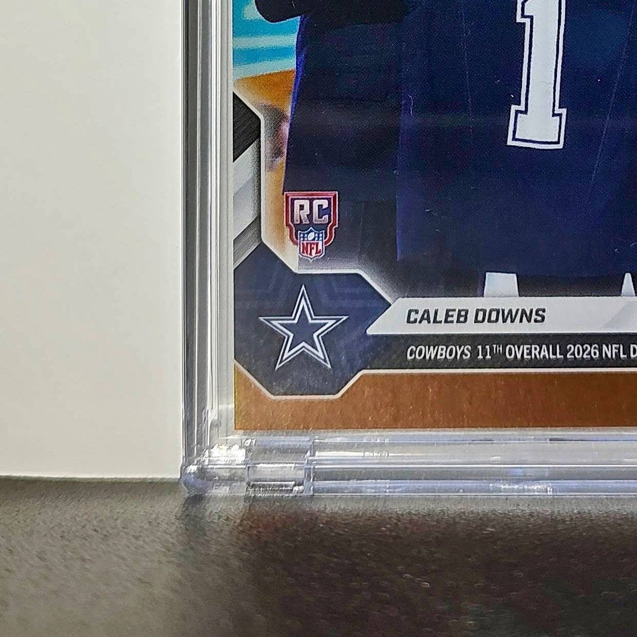 Caleb Downs Rookie 2026 Topps Now Draft Night #CDOW Orange Foil 15/25 Card