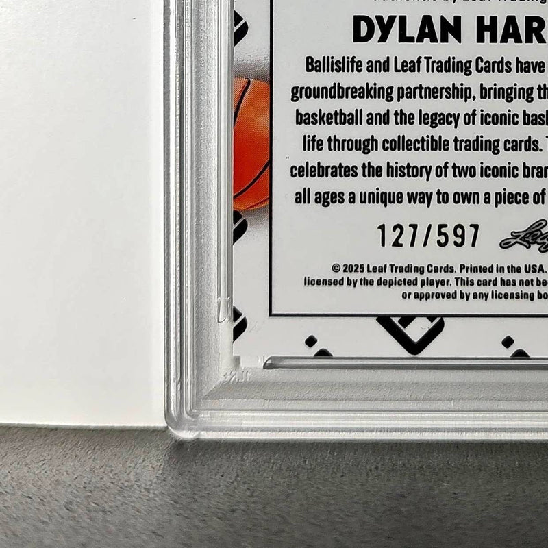 Dylan Harper 2025 Leaf Metal #BILA-DH1 Refractor PSA 8 Auto 10
