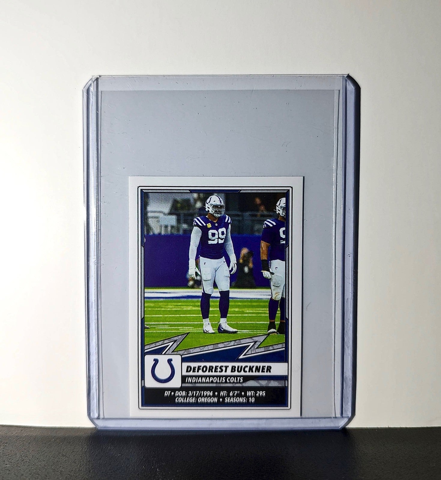 DeForest Buckner 2025 Panini NFL #192 Sticker Indianapolis Colts