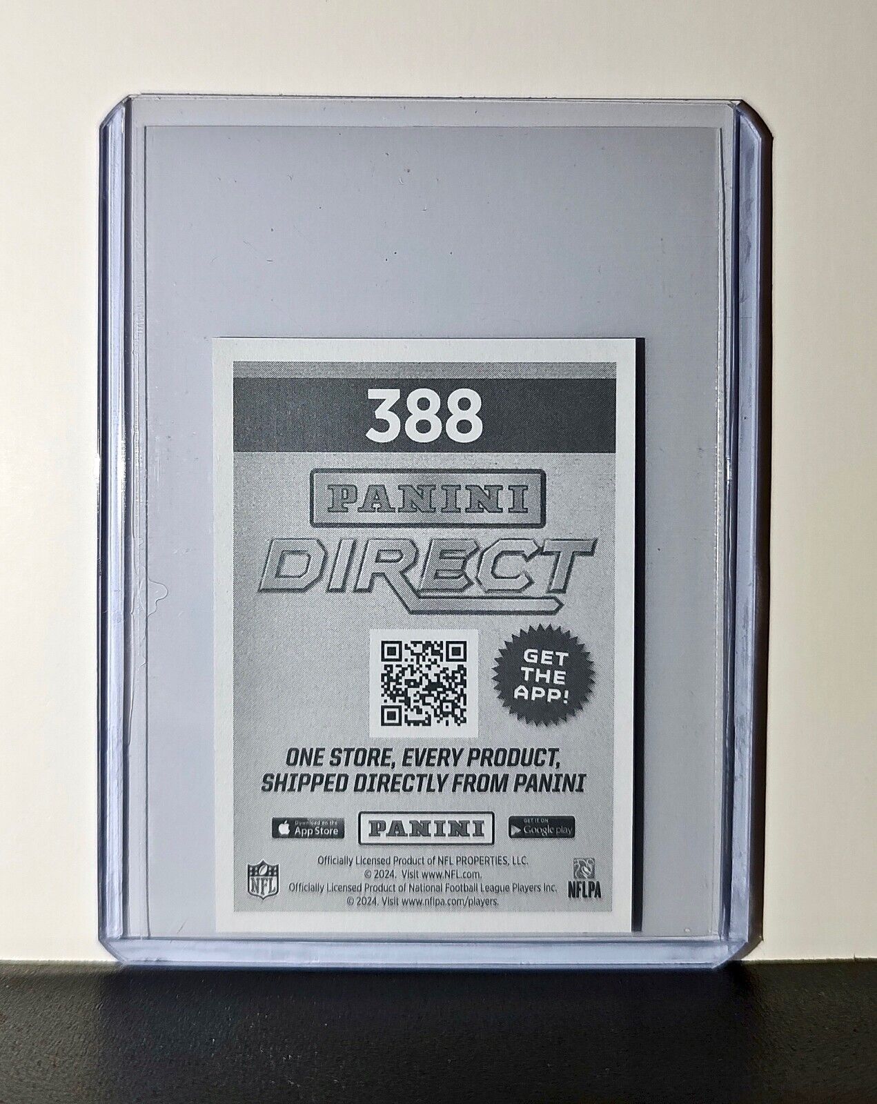 Amon-Ra St. Brown 2024 Panini NFL Sticker #388 Foil Detroit Lions