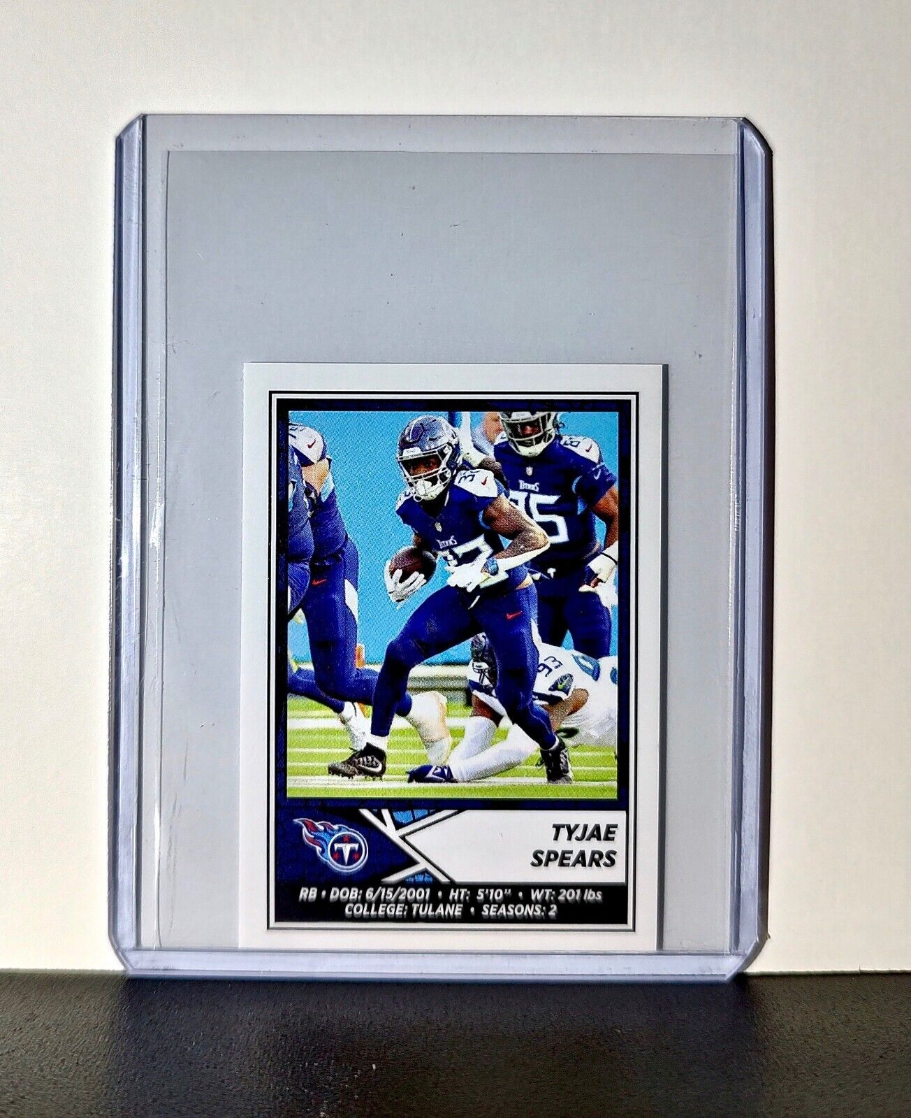 Tyjae Spears 2024 Panini NFL Sticker #220 Tennessee Titans