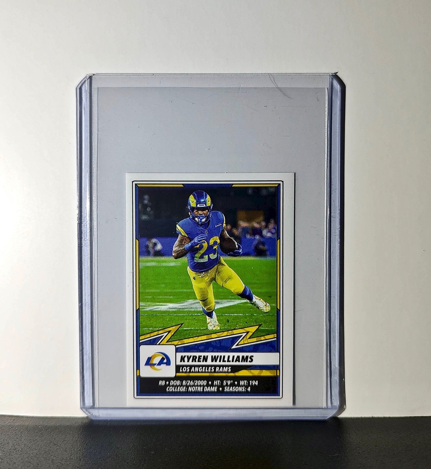 Kyren Williams 2025 Panini NFL #505 Sticker Los Angeles Rams